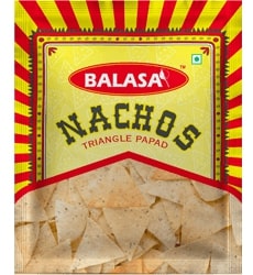 Balasa Nachos Papad, Shape : Triangle