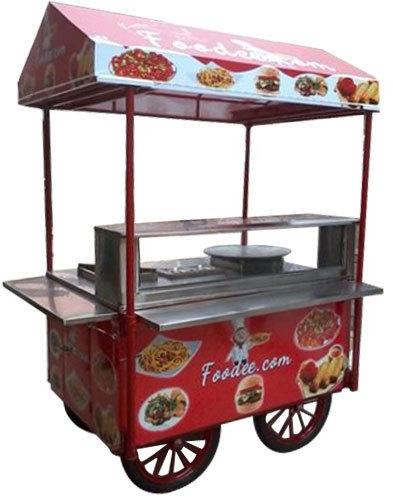 Stainless Steel Street Fast Food Cart