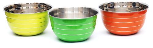 Stainless Steel Colored Bowls