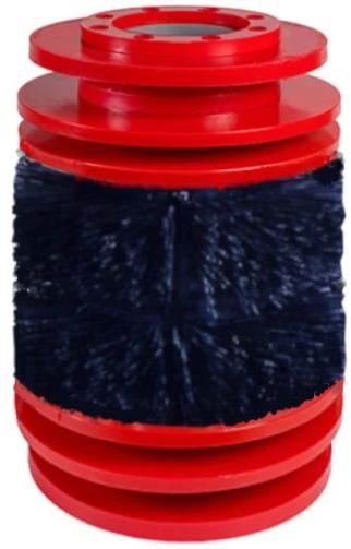 CP0002 Bi-Directional Brush Pig, for Cleaning, Color : Red