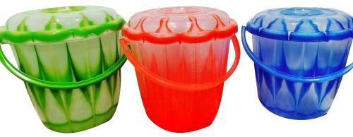 Plastic Lid Water Bucket, Capacity : 20 Liter
