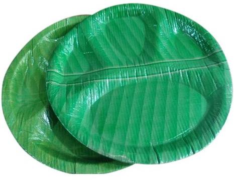 Plain Banana Leaf Plate, Packaging Type : Packet