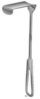 Stainless Steel 75 g Morrish Retractor, Length : 10 Inch