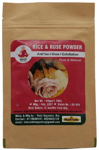 Rice and Rose Powder, for Cosmetics, Style : Dried