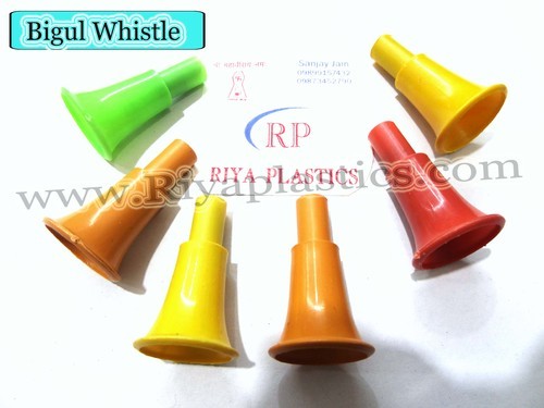 Plastic Bigul Whistle, Color : Multicolour