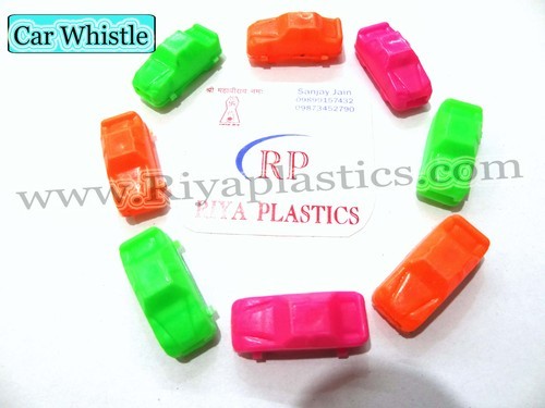 Plastic Car Whistle, for Promotional Toy, Color : Multicolor