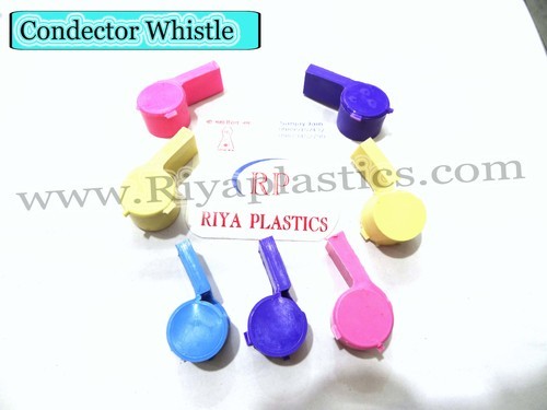 Plastic Conductor Whistle, Color : Multicolor
