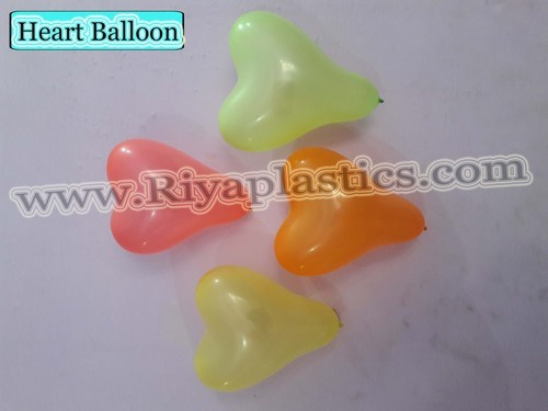 Rubber Heart Shape Balloon, for Events, Parties, Promotional, Weddings, Feature : Durable, Streachble