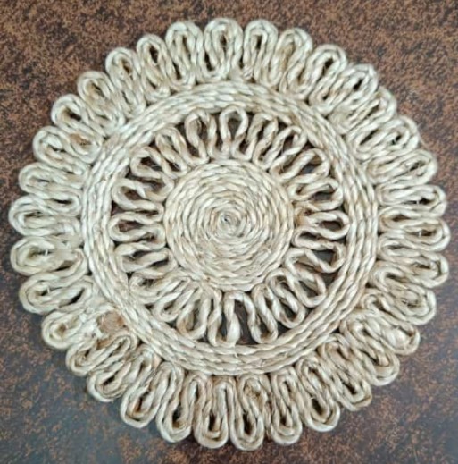 Jute and Cloth Braided Rug
