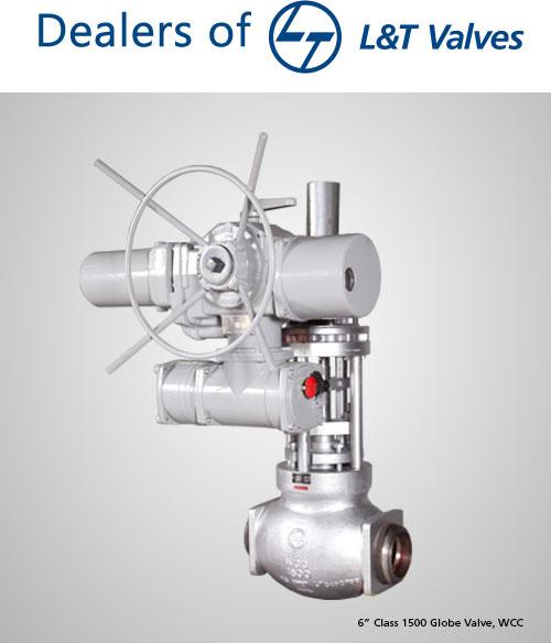 L&T motorized globe valve Butt weld 2 to 24 inch