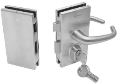 Glass Lock with Mortise Handle, for Doors, Feature : Fine Finished, Perfect Strength