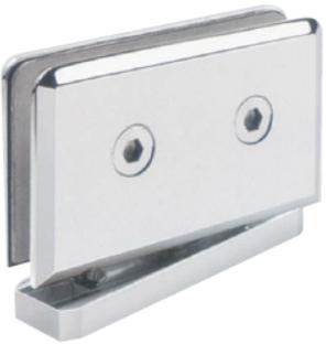 CP/SSS Brass Top/Bottom Holding Shower Hinge, Color : Silver