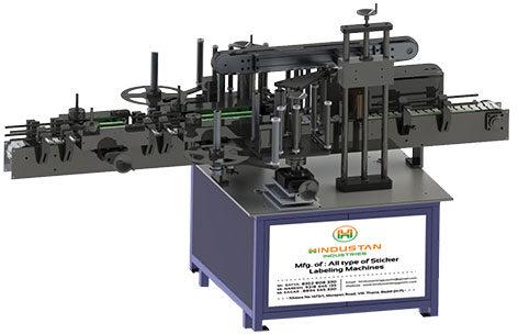 Flat Bottle Front And Back Labeling Machine