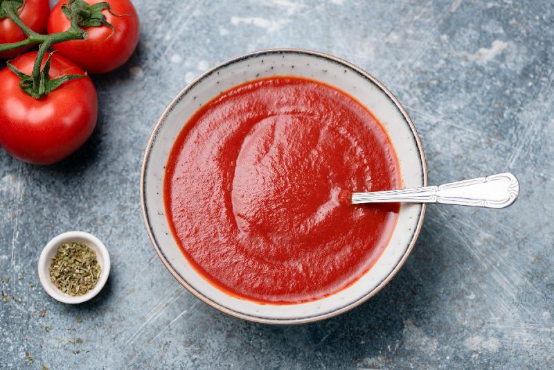 Tomato puree, for Cooking, Serving, Taste : Sour, Sweet