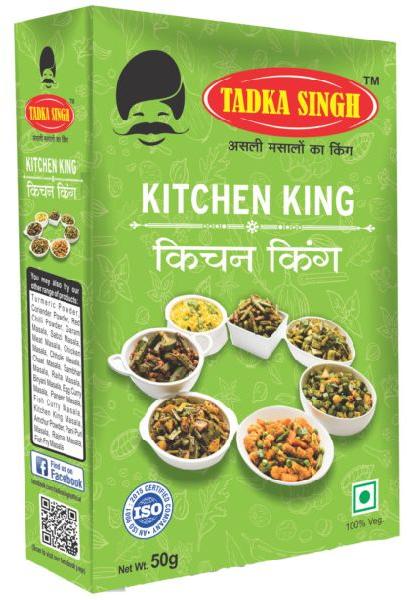 Tadka Singh Blended Kitchen King Masala Powder, Packaging Type : Plastic Packet