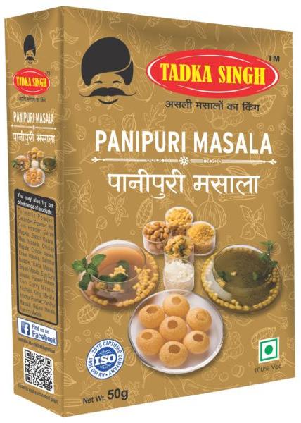 Tadka Singh Blended Pani Puri Masala Powder, Packaging Type : Plastic Packet