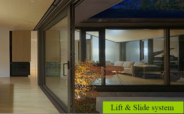 Aluminium Lift and Sliding Door, for Home, Hotel, Restaurant, Feature : Crack Proof, Easy To Fit