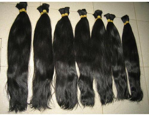 40 Inch Human Hair Extensions, for Parlour, Personal, Color : Black