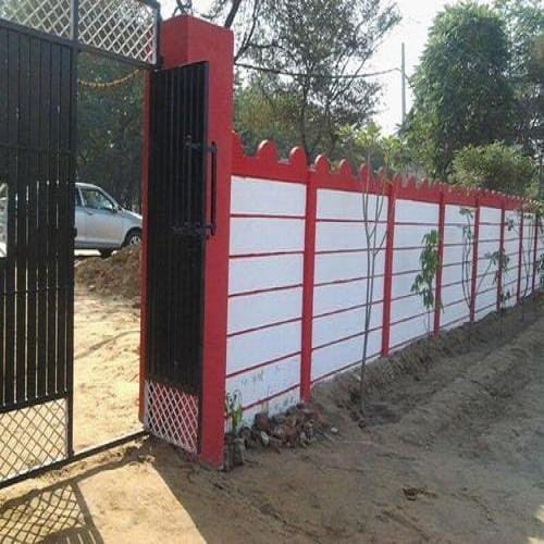 Polished RCC Designer Wall, for Construction, Size : Standard