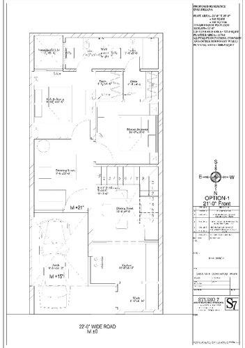 Map Layout Architectural Designing