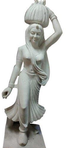  White Marble Lady Statue