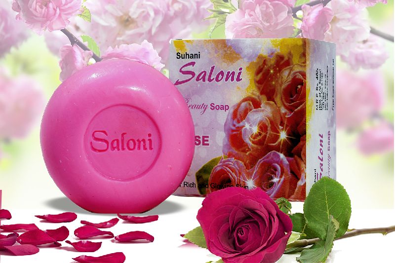 Rose Bath Soap, Packaging Type : Paper Box