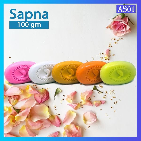 Sapna 100gm Soap, Packaging Type : Paper Wrapper