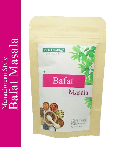 Blended Natural Bafat Masala, for Cooking, Spices, Packaging Type : Plastic Pouch