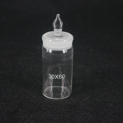 Tara Scientific Glass Weighing Bottle, for Laboratory, Shape : Round