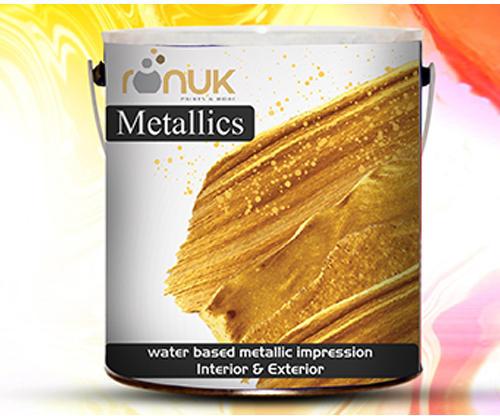 Water Based Metallic Emulsion Paint, Packaging Type : Can