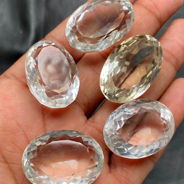 LCW 100% Natural Crystal Cabochon Gemstone, Gemstone Size : 31-28 MM