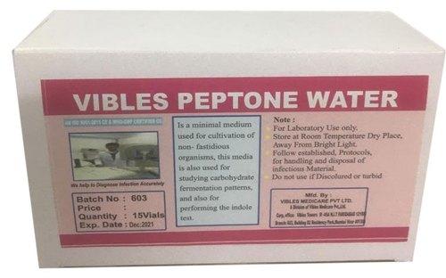 Vibles Peptone Water, Capacity : 5 ml