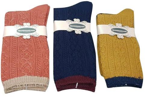 Wannian Lian Ladies Winter Socks, Size : Free