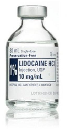 Lidocaine, Packaging Type : Vial