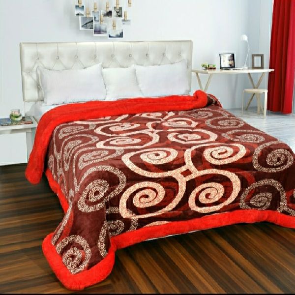 Flenno Double Bed Quilts, for Home Use, Size : 90*100