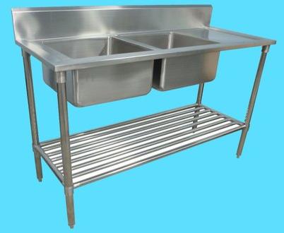 Stainless Steel Commercial Kitchen Sink, Shape : Rectangular