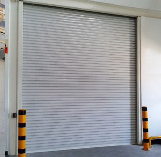 Steel Fire Rated Rolling Shutter, for Hospital, Office, Pattern : Plain