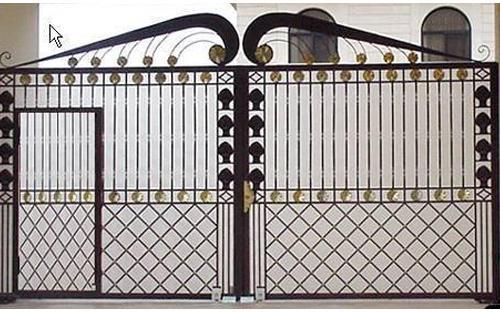 Polished Iron Gate, for College, Outside The House, Parking Area, School, Style : Antique