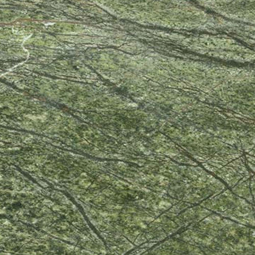 Rainforest Green Marble Slabs, Shape : Rectangular