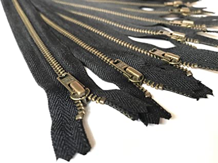 One Sided Metal Zipper, for Garments, Technics : Attractive Pattern