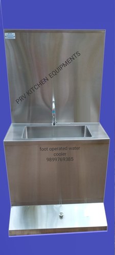 PRV Foot Operated Water Cooler, Color : Silver