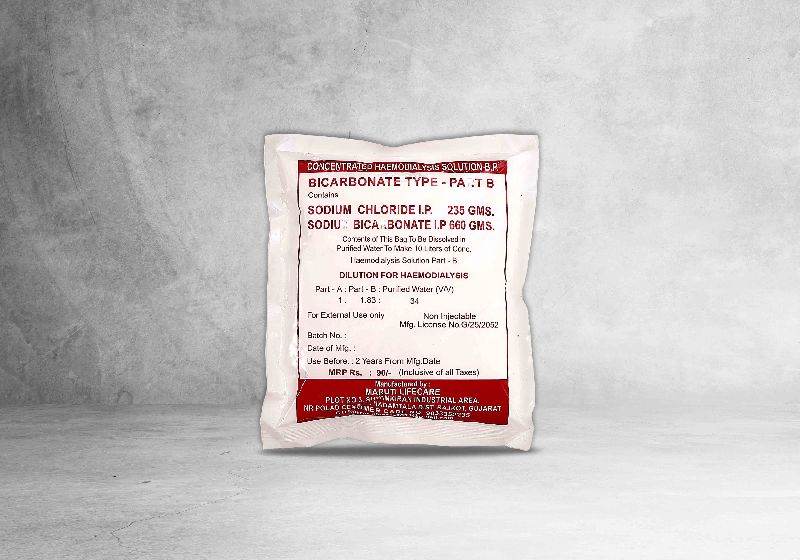 kidney dialysis machine cleaning solution Concentrated sodium