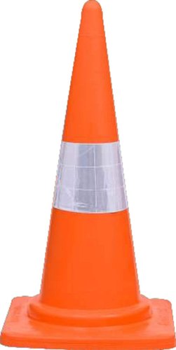 Dark eye PVC Rubber Cone, for Road Safety, Color : Red, Orange, White