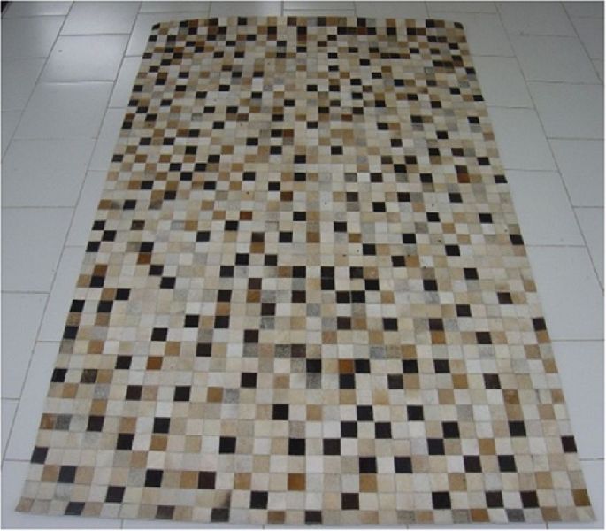 Cowhide patchwork carpets and rugs-009