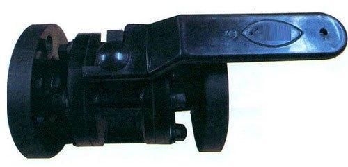 PP Flanged Plastic Ball Valve, Color : black