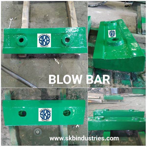 SKB Manganese Steel Stone Crusher Blow Bars, Style : Solid