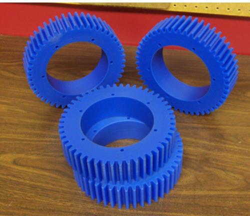 Round Nylon Pinion Gear, Color : Blue