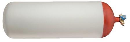 Mild Steel CNG Cylinder, Color : Red White