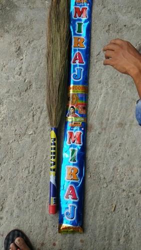 Miraj Plastic Grass Broom, for Cleaning, Feature : Premium Quality