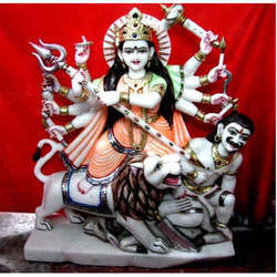 Ceramic Mahishasur Kali Maa Statue